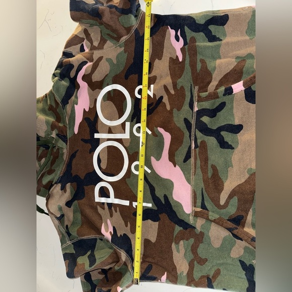Ralph Lauren Polo 1992 Pink Camo Hoodie Medium Great Condition - Picture 7 of 7